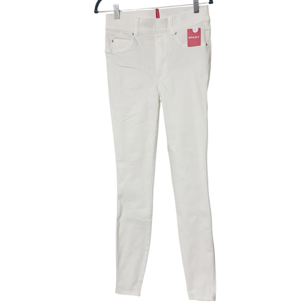 NWT SPANX skinny white jeggings tall size S